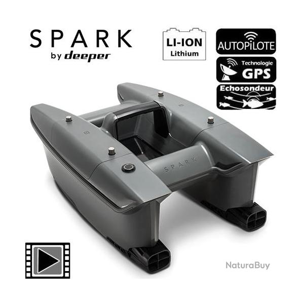 Bateau Amorceur Deeper Spark + Deeper CHIRP