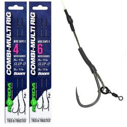 Bas de Ligne Korda Combi Multi Rig Wide Gape X (par 2) n&deg; 4