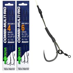 Bas de Ligne Korda Combi Multi Rig Wide Gape X Sans Ardillon (par 2) n&deg; 6