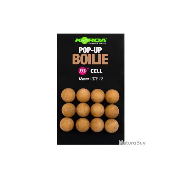 Bouillette Korda Plastic Pop Up Cell 12mm (par 12)
