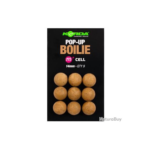Bouillette Korda Plastic Pop Up Cell 14mm (par 9)