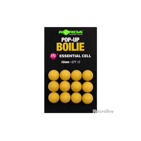 Bouillette Korda Plastic Pop Up Essential Cell 12mm