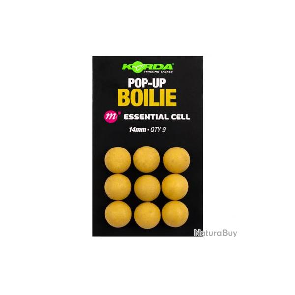 Bouillette Korda Plastic Pop Up Essential Cell 14mm