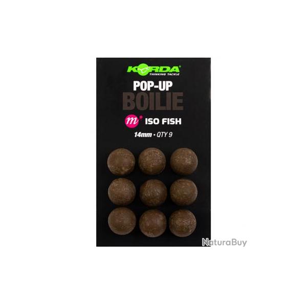 Bouillette Korda Plastic Pop Up Iso Fish 14mm