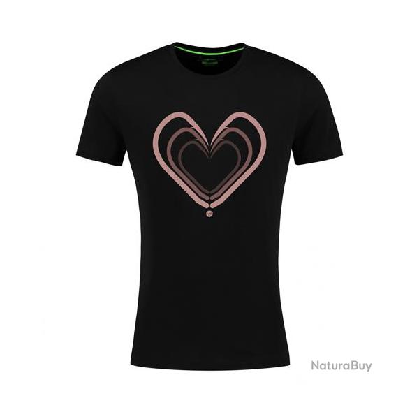 T-Shirt Korda Women Love Black M