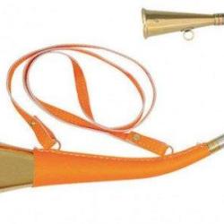 Pack trompe ronde 31cm orange + trompe plate 12cm PRO HUNT