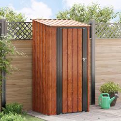 Cabanons de jardin Marron 103 x 86 x 200 cm M&eacute;t??