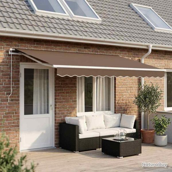 Toile de rechange pour auvent Taupe 5 � 3,5 m Polyester