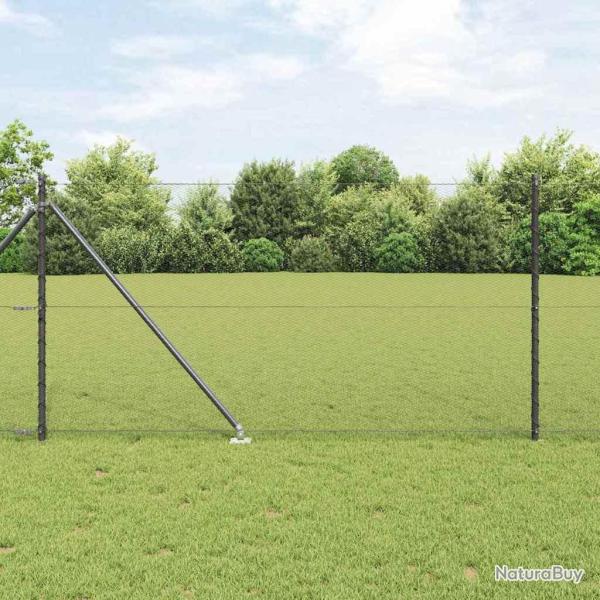 Cl�ture hexagonale avec poteau 50 x 1 m Acier recouvert de PVC