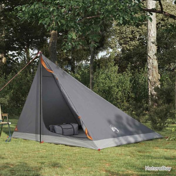 Tente de randonn�e Gris et orange 4 personnes