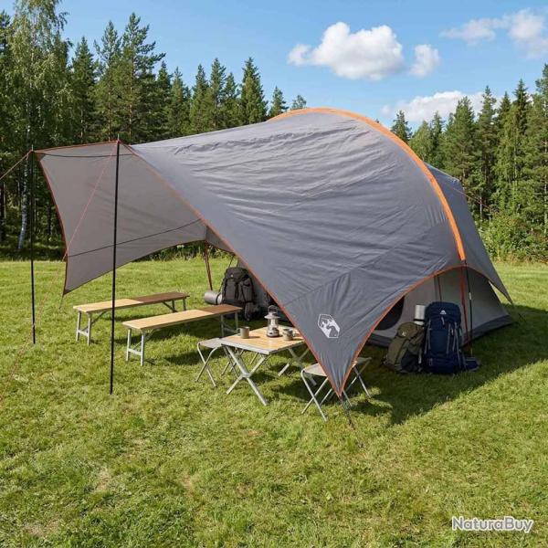 Tarp de camping r�sistant � l'eau Gris et orange