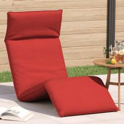 Transat pliant rouge 175 x 54 x 8,5 cm tissu Oxford