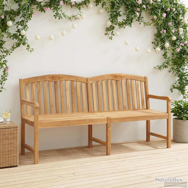 Banc en Bois Sculpt� en Rose 150 x 60 x 90 cm Naturel