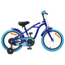 V&eacute;lo pour Enfants 16 Pouces pour 4-6 ans Bleu fonc&eacute;