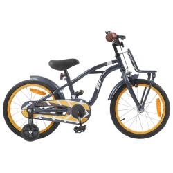 V&eacute;lo pour Enfants 16 Pouces pour 4-6 ans Gris fonc&eacute;