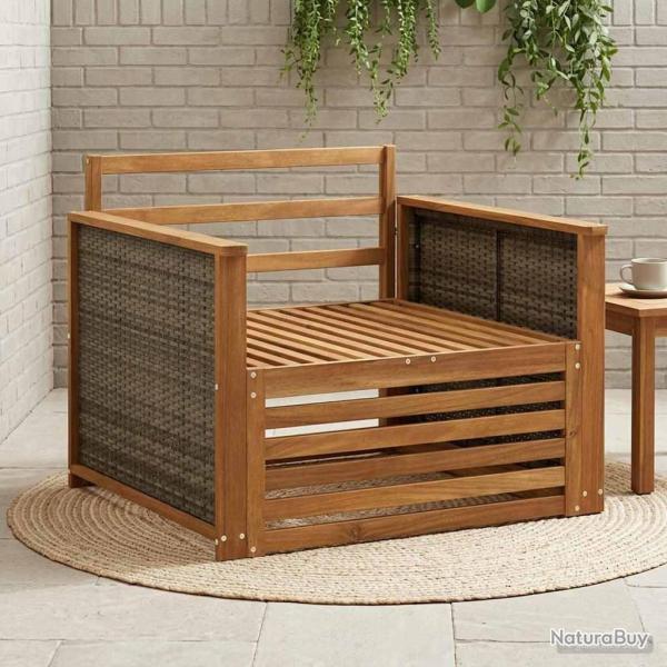 Sofa de milieu ext�rieur Bois d'Acacia Massif Naturel