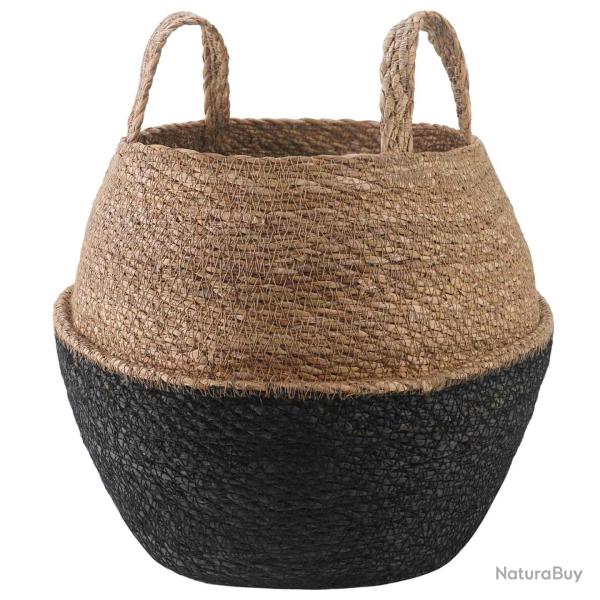 Pot de plante avec poign�es Noir � 32 x 32 cm