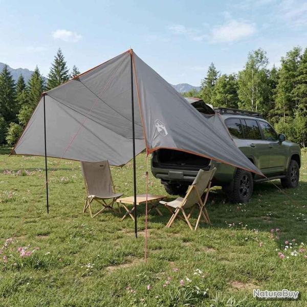Auvent de v�hicule avec toit Gris et orange 518 x 580 x 215 cm