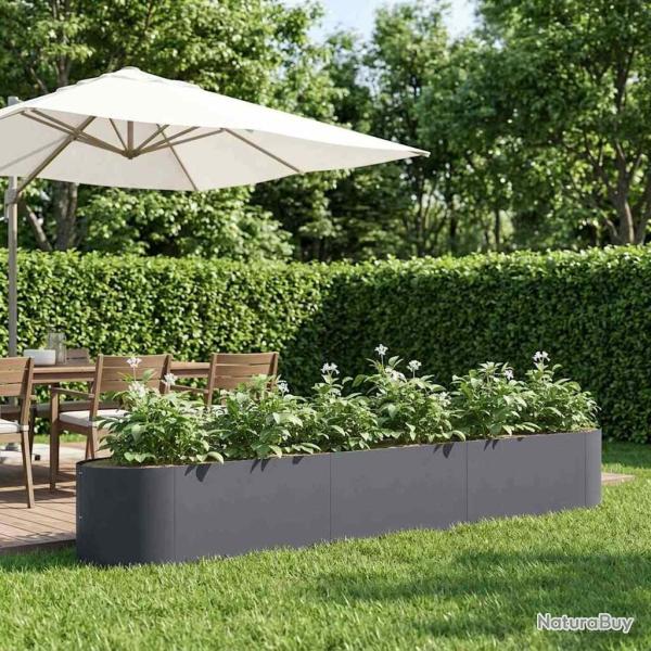 Jardin sur�lev� Anthracite 300 x 40 x 40 cm Acier