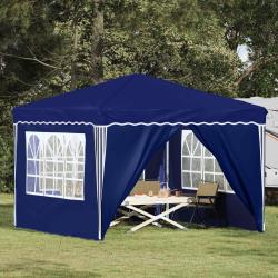 Tente de f&ecirc;te pop-up 288 x 288 x 245 cm Bleu Tissu Oxford