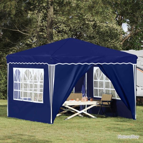 Tente de f�te pop-up 288 x 288 x 245 cm Bleu Tissu Oxford
