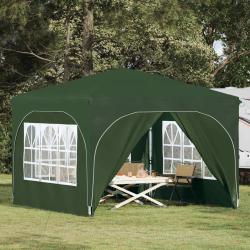 Tente de f&ecirc;te pop-up 290 x 290 x 245 cm Vert