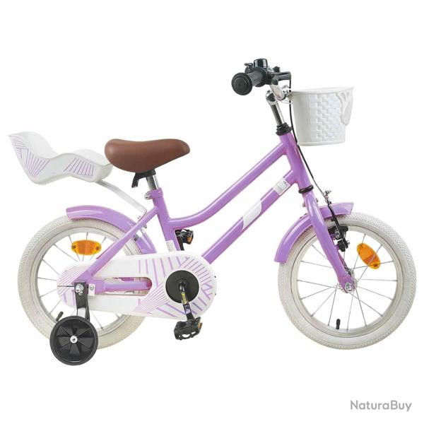 V�lo pour Enfants 14 Pouces pour les 3-5 ans Pourpre