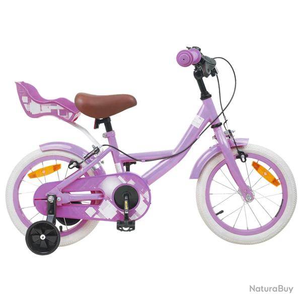 V�lo pour Enfants 16 Pouces pour 4-6 ans Pourpre