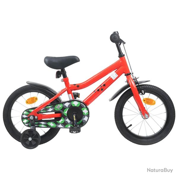 V�lo pour Enfants 16 Pouces pour 4-6 ans Rouge