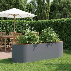 Jardin sur&eacute;lev&eacute; Anthracite 140 x 40 x 40 cm Acier