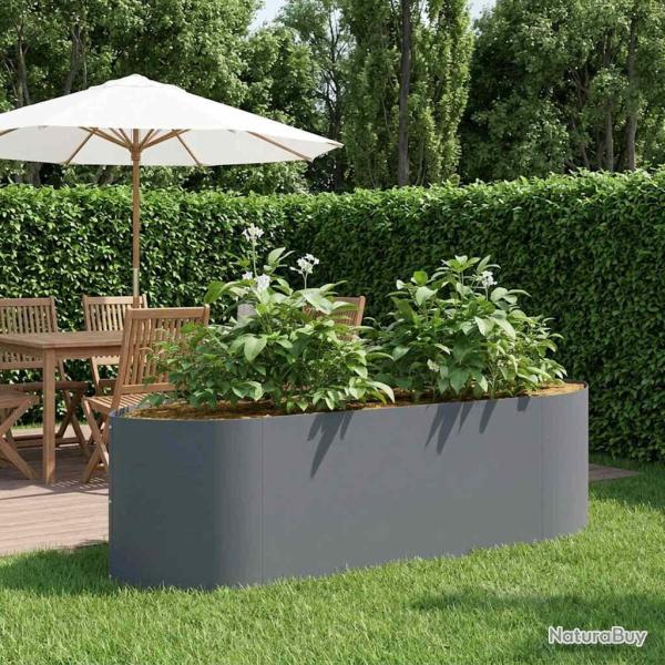 Jardin sur�lev� Anthracite 140 x 40 x 40 cm Acier