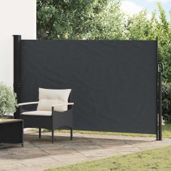 Store lat&eacute;ral r&eacute;tractable Noir 300 x 170 cm Polyester