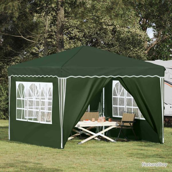 Tente de f�te pop-up 288 x 288 x 245 cm Vert Tissu Oxford