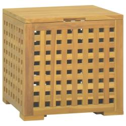 Bo&icirc;te &agrave; corde 40x40x40 cm Bois massif de teck