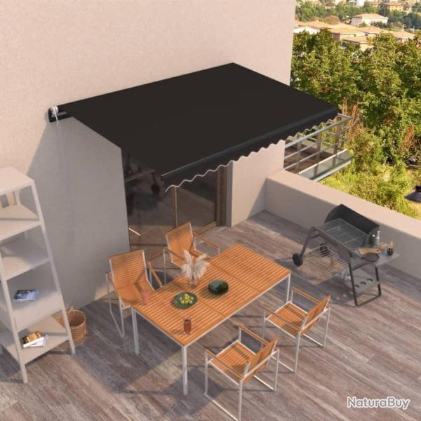 Auvent r�tractable automatique 400x350 cm Anthracite