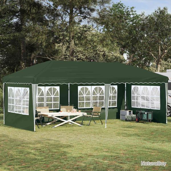 Tente de f�te pop-up 575 x 289 x 245 cm Vert