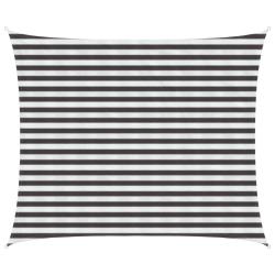 Voile d'ombre Anthracite et blanc 2,5 x 4 m HDPE