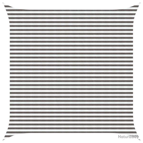 Voile d'ombre Gris clair et blanc 4 x 4 m HDPE