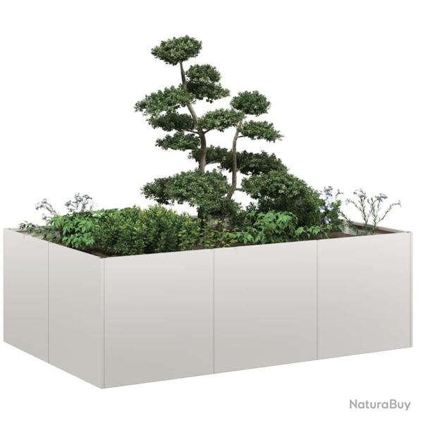 Jardini�re 120x80x40 cm acier inoxydable