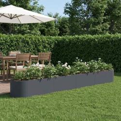 Jardin sur&eacute;lev&eacute; Anthracite 380 x 40 x 40 cm Acier
