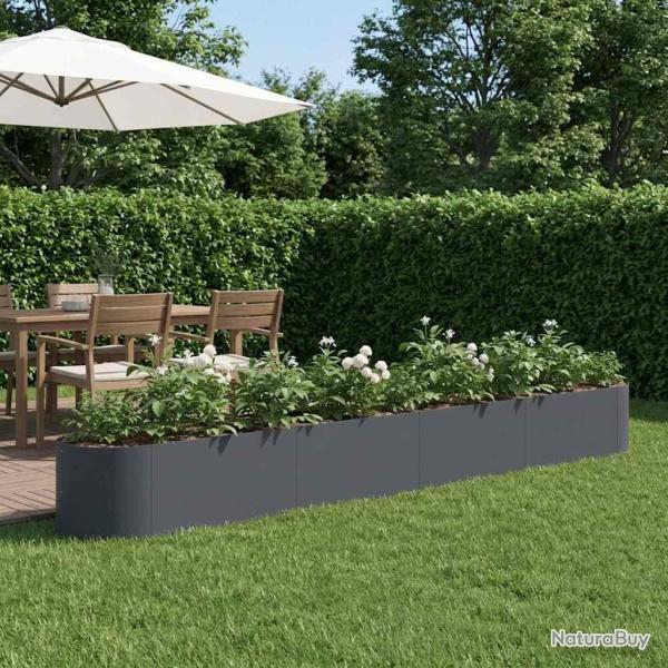 Jardin sur�lev� Anthracite 380 x 40 x 40 cm Acier