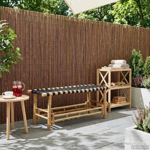 Banc de jardin 110 x 38 x 40 cm Bambou Naturel Rectangulaire
