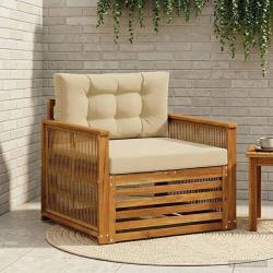 Sofa de milieu ext&eacute;rieur Bois d'Acacia Massif Naturel
