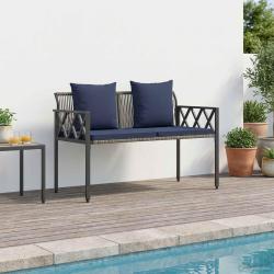 Bancs d'ext&eacute;rieur 2 -Seater 116 x 56 x 75 cm polyrotin