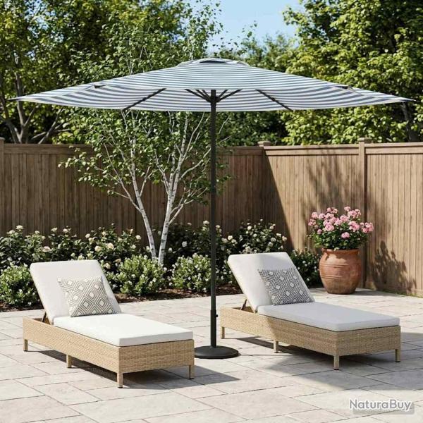 Parasol de jardin 300 x 300 cm Polyester Rectangulaire