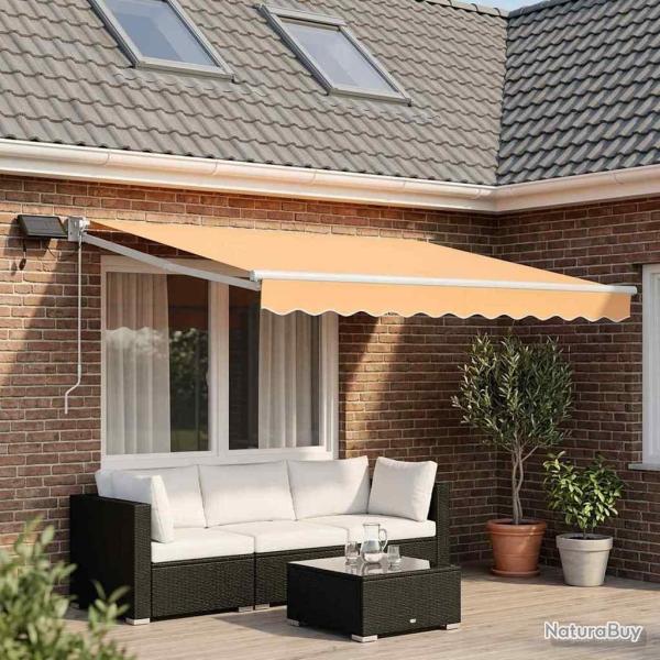 Store r�tractable manuel avec LEDs Sable