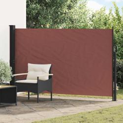Store lat&eacute;ral r&eacute;tractable Marron 300 x 170 cm Polyester