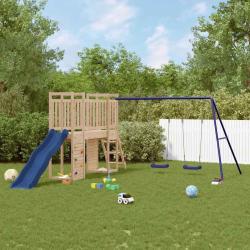 Aire de jeux d'ext&eacute;rieur bois de pin massif