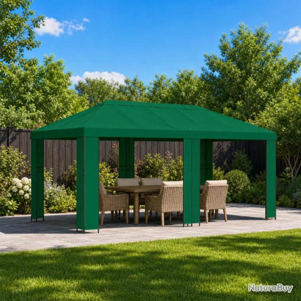 Abri de jardin 6 x 3 m Vert Polyester et Acier 190