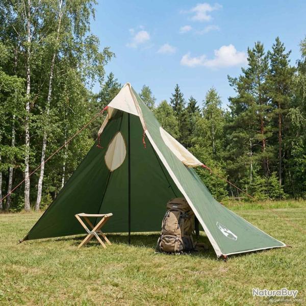 Poncho de pluie 2-en-1 avec capuche Vert 262 x 126 x 130 cm